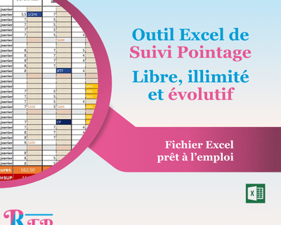 Outil de suivi pointage gratuit sur Excel