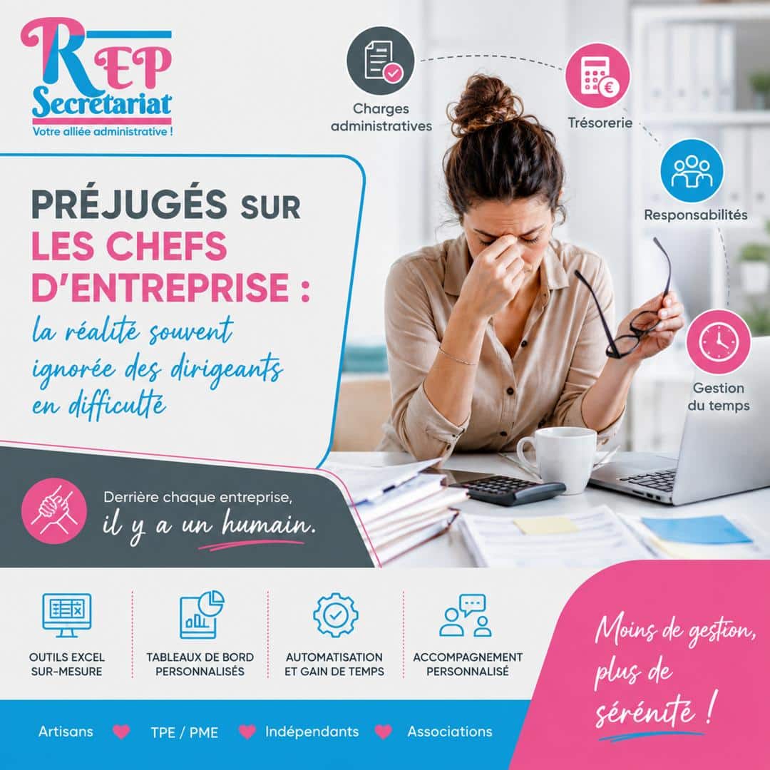 REP Secretariat aide les chefs entreprise