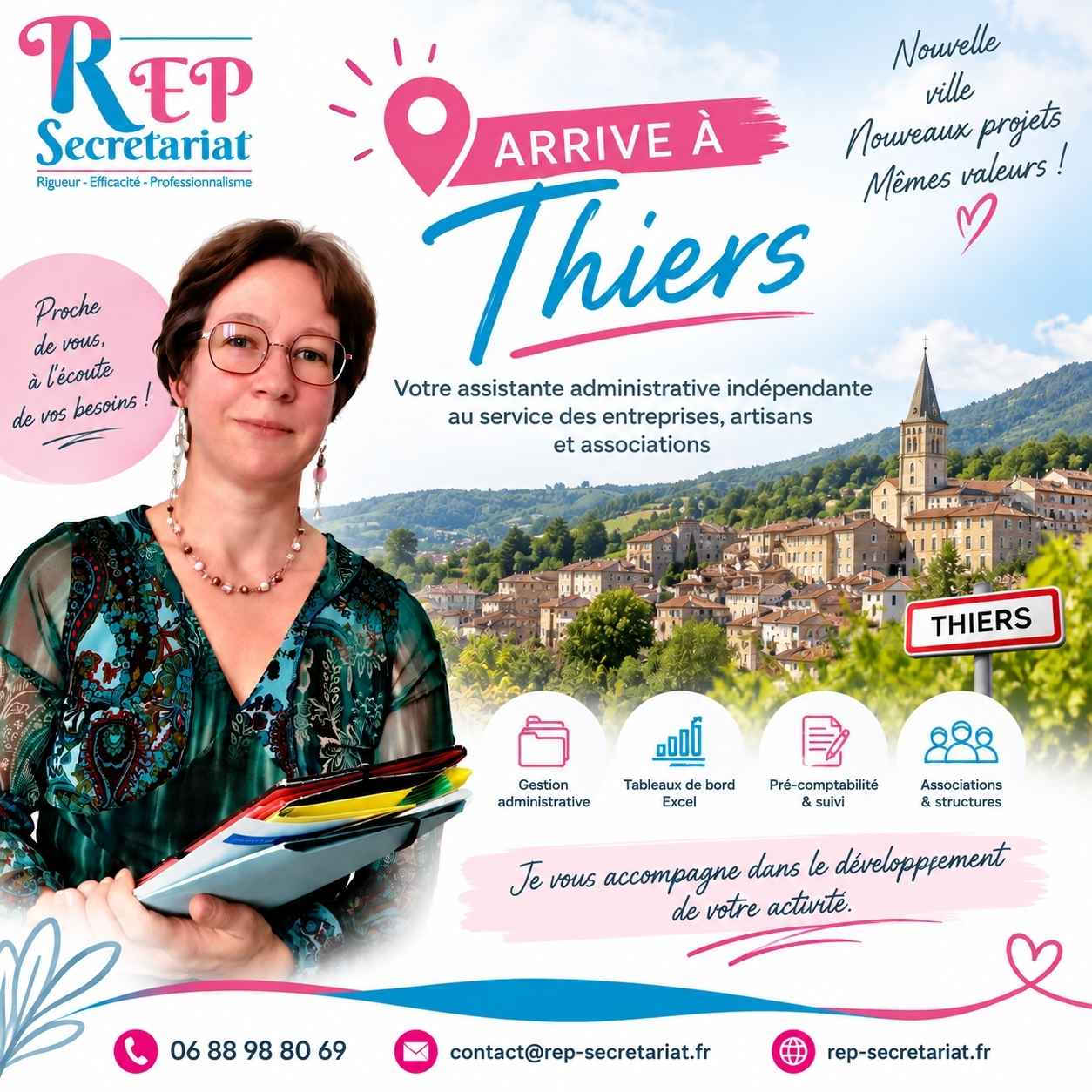 REP Secretariat demenage a THIERS