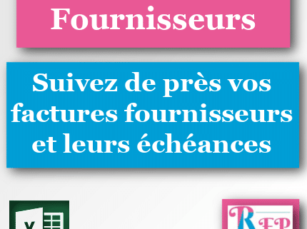suivre les échéances fournisseurs sur Excel