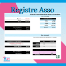 Registre Asso sur Excel