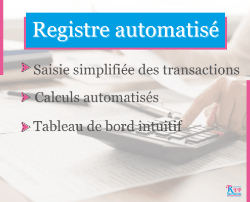 Registre automatisé sur Excel