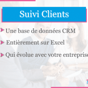 Vignette suivi clients sur excel