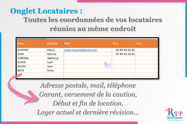 suivi des locataires sur excel suivi des locataires sur excel